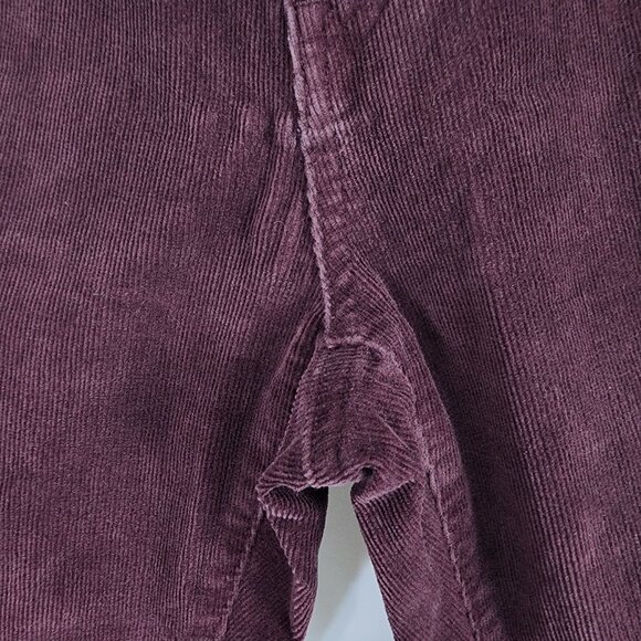 Volcom Super Stoned Shimmy Ankle Corduroy Pants 26 Waist Size 3/26 Burgundy - Picture 6 of 16